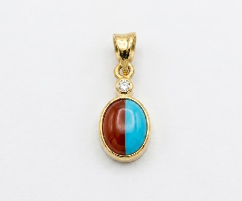 Diamond / Mix Gems Pendant
