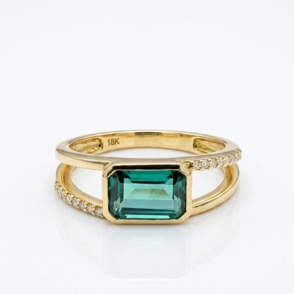 Diamond / Tourmaline Ring