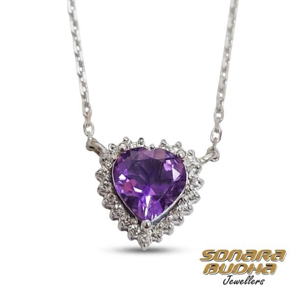 Diamond / Amethyst Necklace