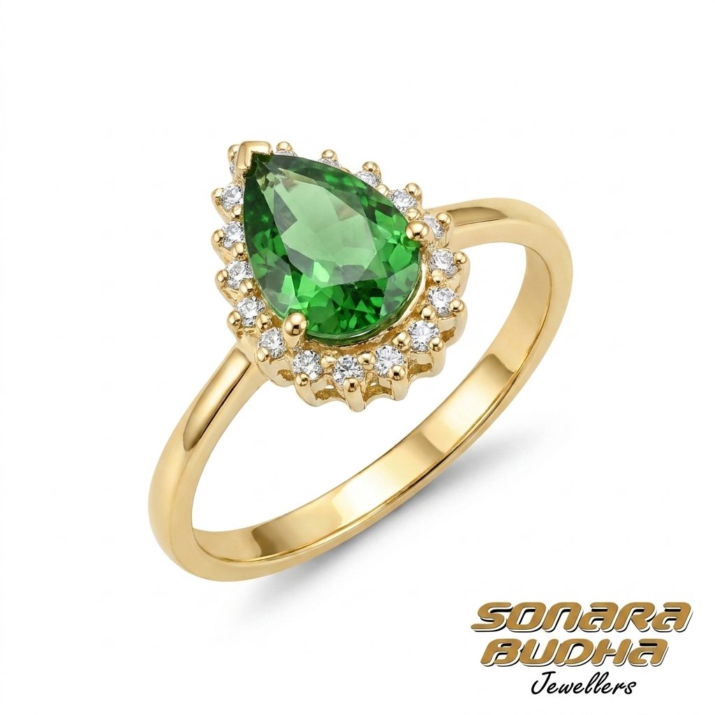 Diamond / Tsavorite Ring