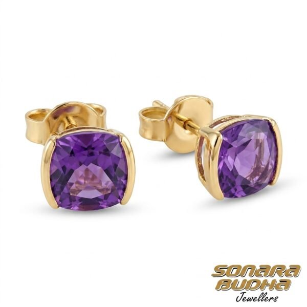 Amethyst Studs