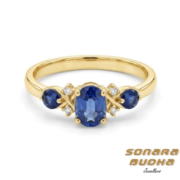 Diamond / Sapphire Ring