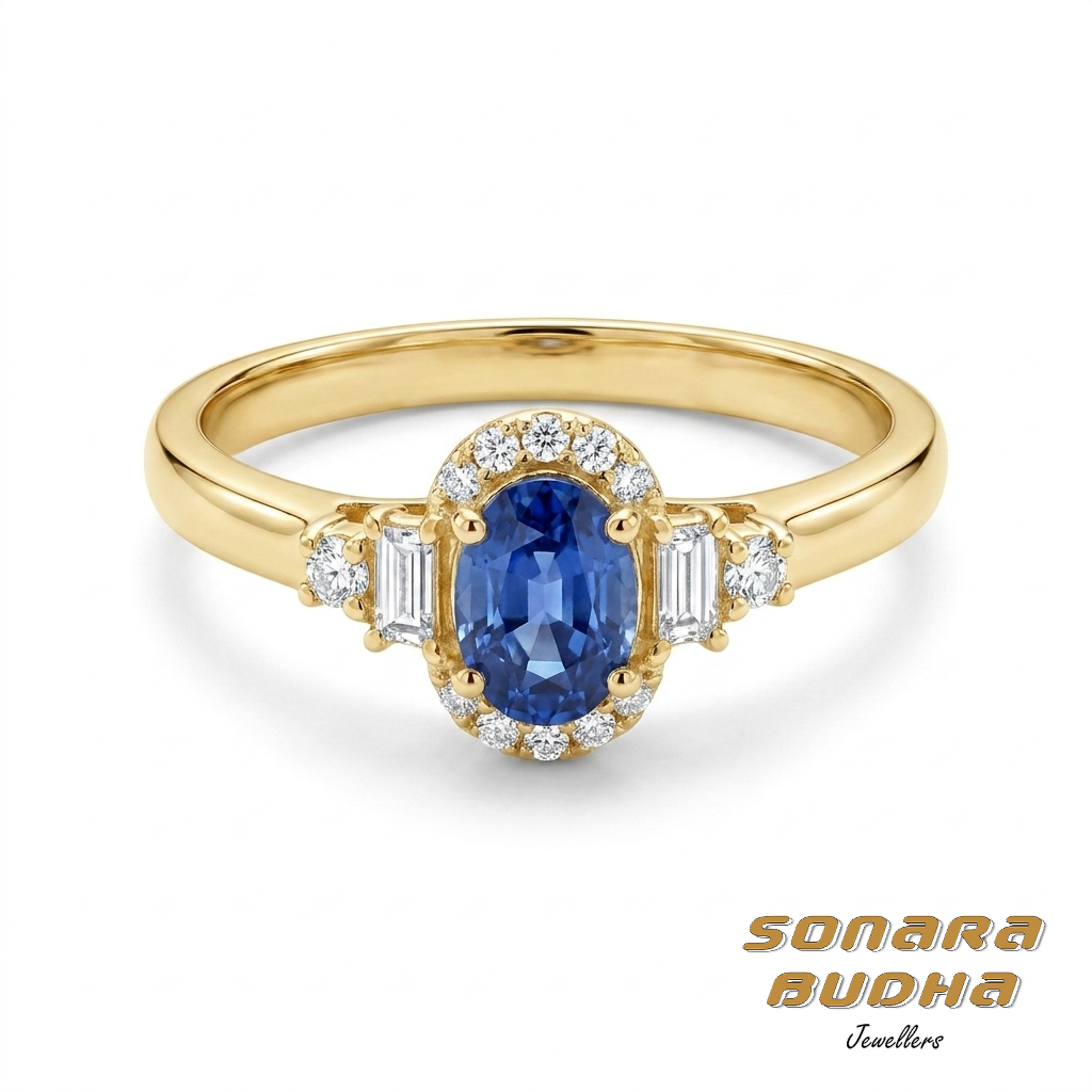 Diamond / Sapphire Ring