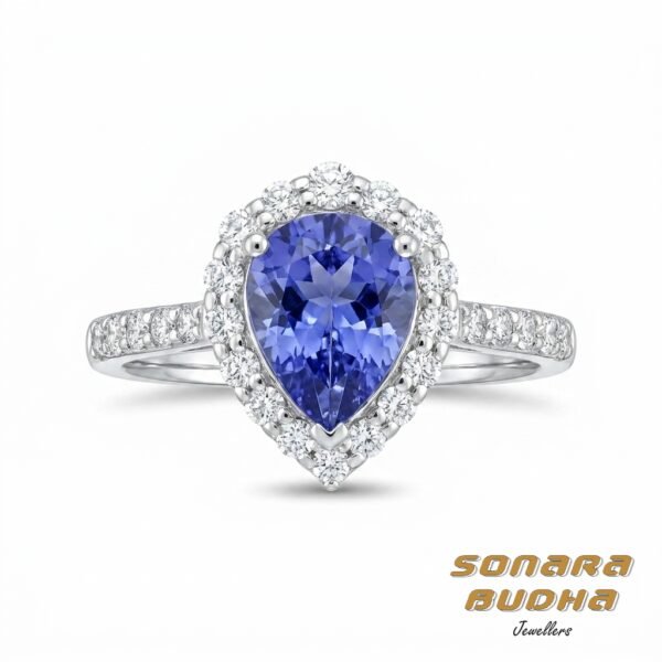 Diamond / Tanzanite Ring