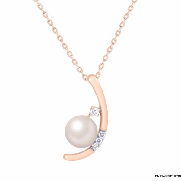 Diamond / FW Pearl Pendant