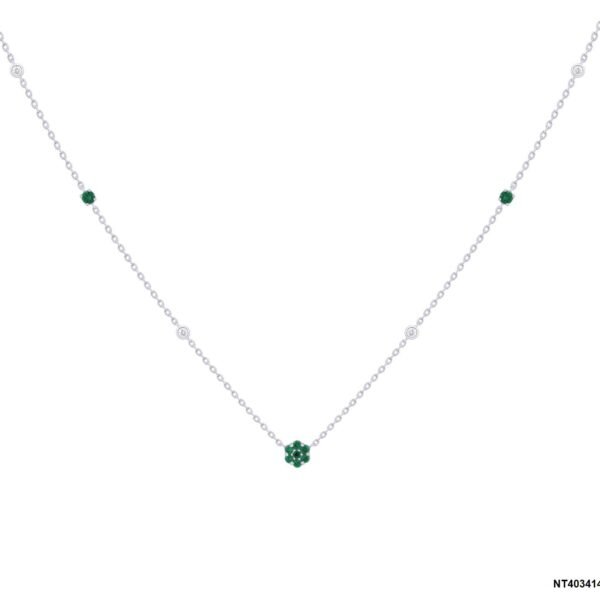 Diamond / Emerald Necklace