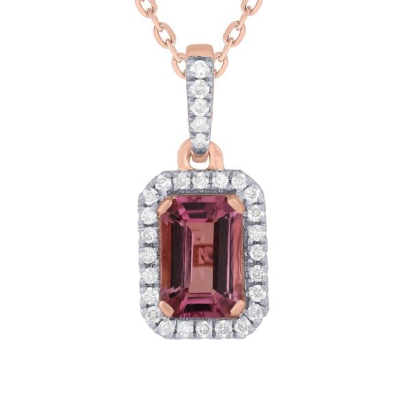Diamond / Tourmaline Pendant