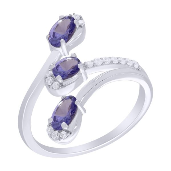 Diamond / Tanzanite Ring