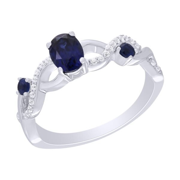 Diamond / Sapphire Ring
