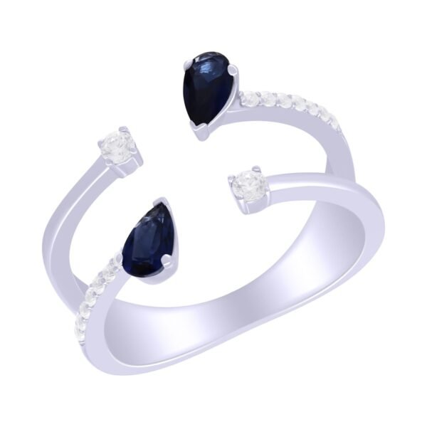 Diamond / Sapphire Ring