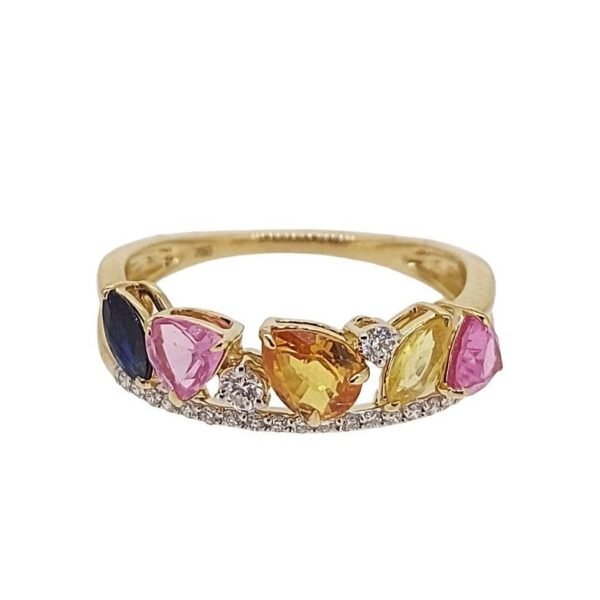 Diamond / Fancy Sapphire Ring