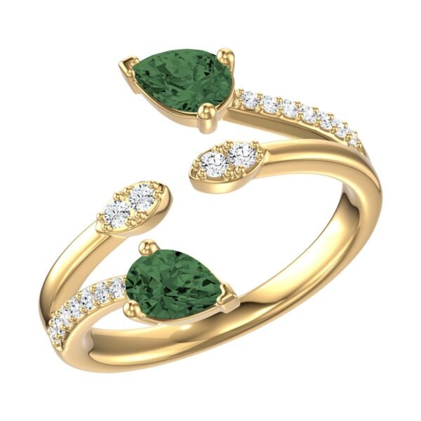Diamond / Tsavorite Ring