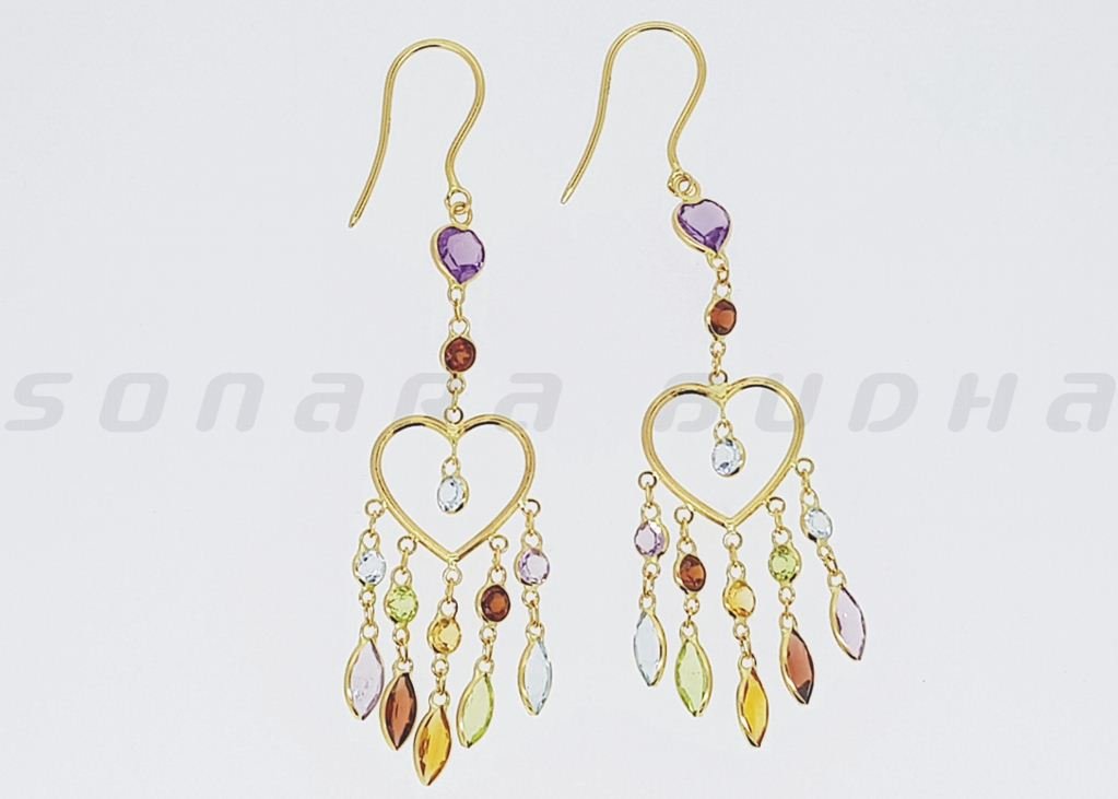 Mix Gems Earrings