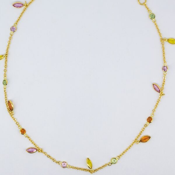 Fancy Sapphire Anklet