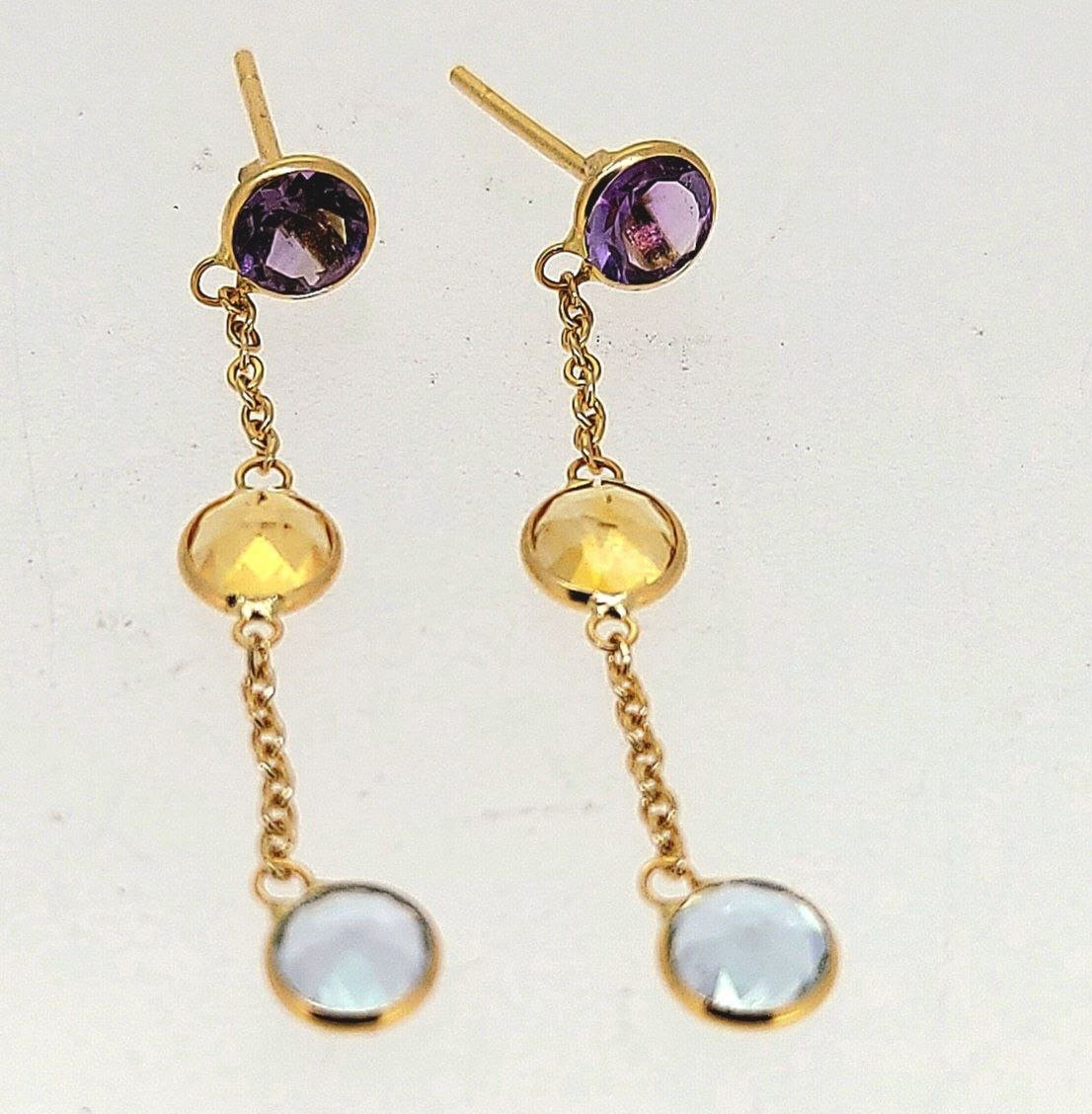 Mix Gems Earrings