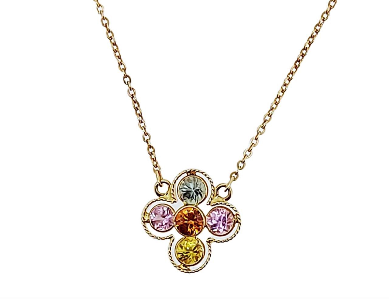 Fancy Sapphire Necklace