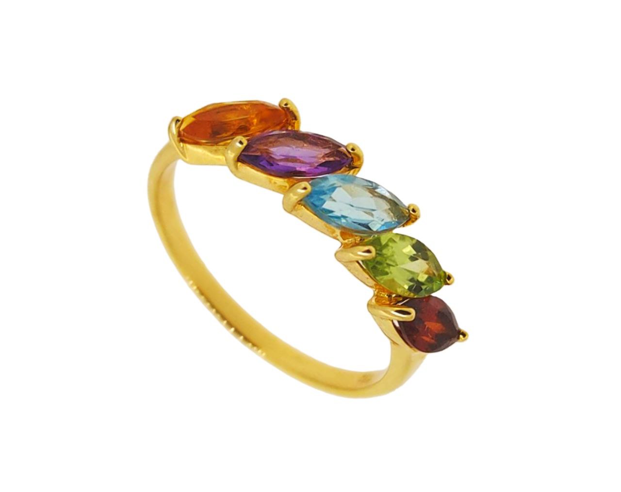 Mix Gems Ring