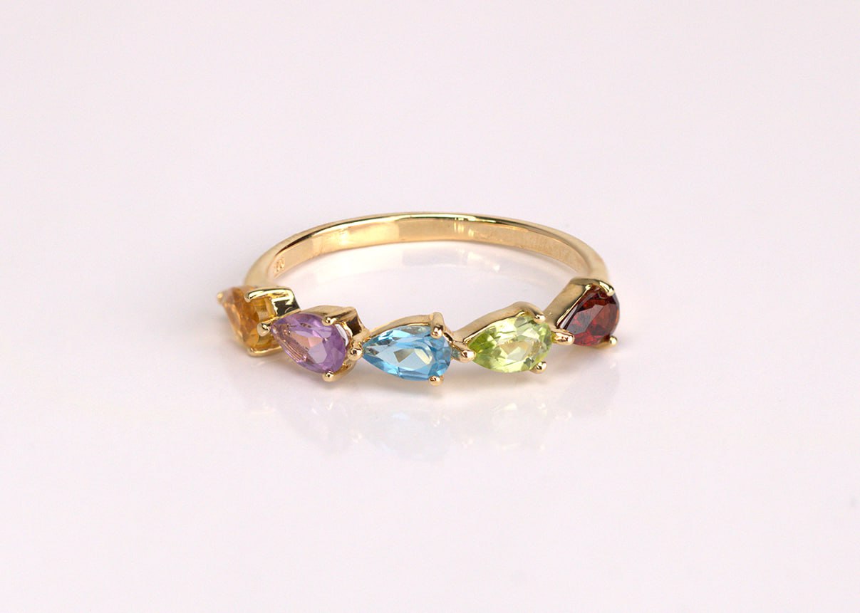 Mix Gems Ring