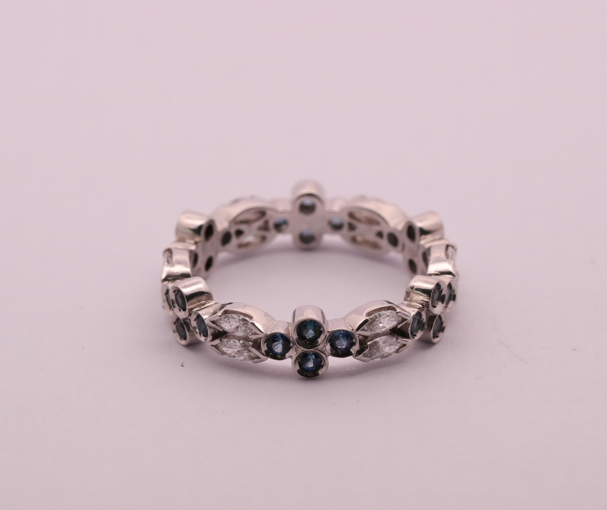 Diamond / Sapphire Ring