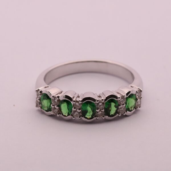 Diamond / Tsavorite Ring