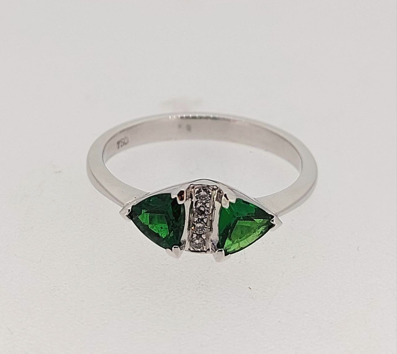 Diamond / Tsavorite Ring