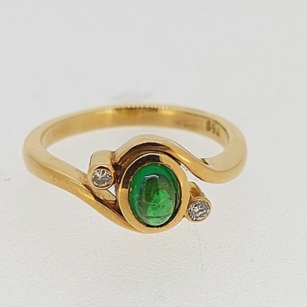 Diamond / Tsavorite Ring