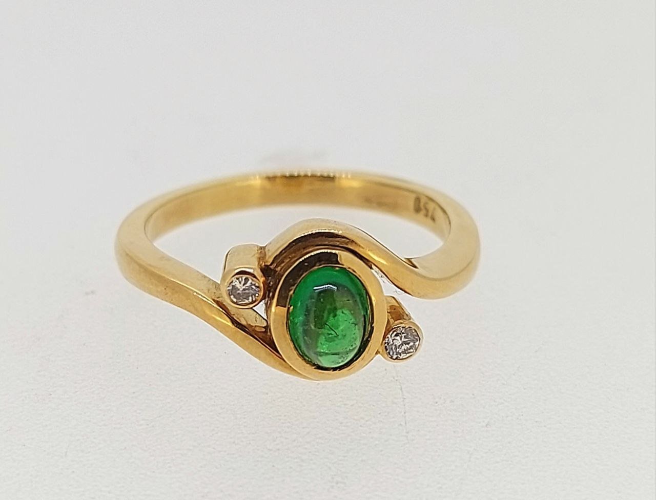 Diamond / Tsavorite Ring