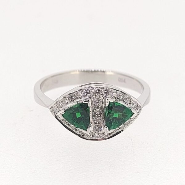 Diamond / Tsavorite Ring