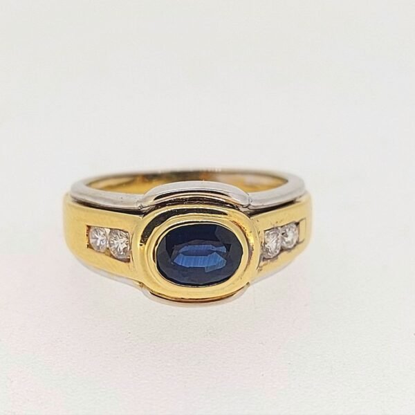 Diamond / Sapphire Ring