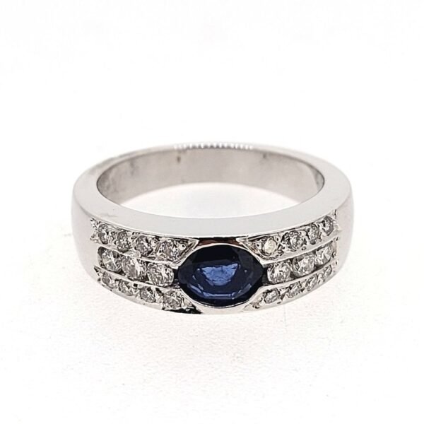 Diamond / Sapphire Ring