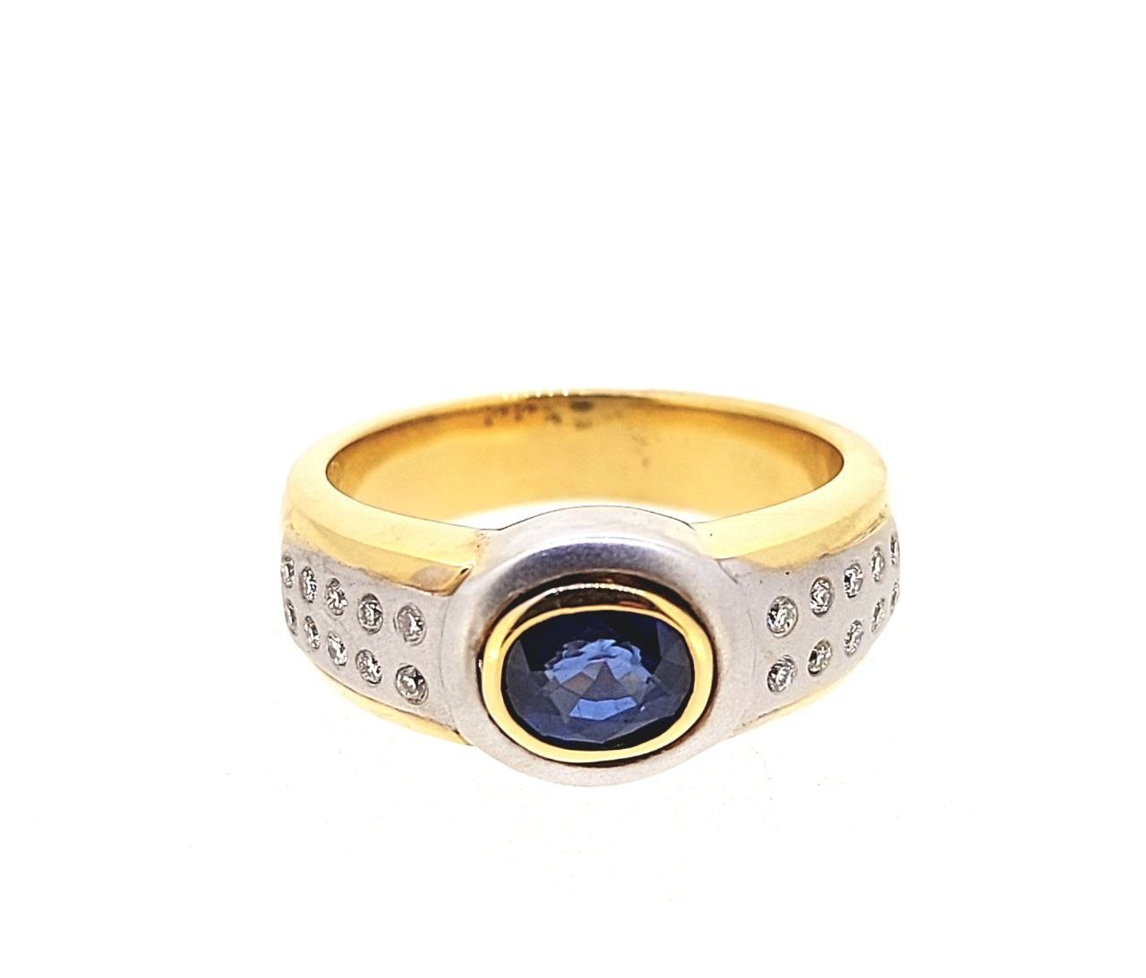 Diamond / Sapphire Ring