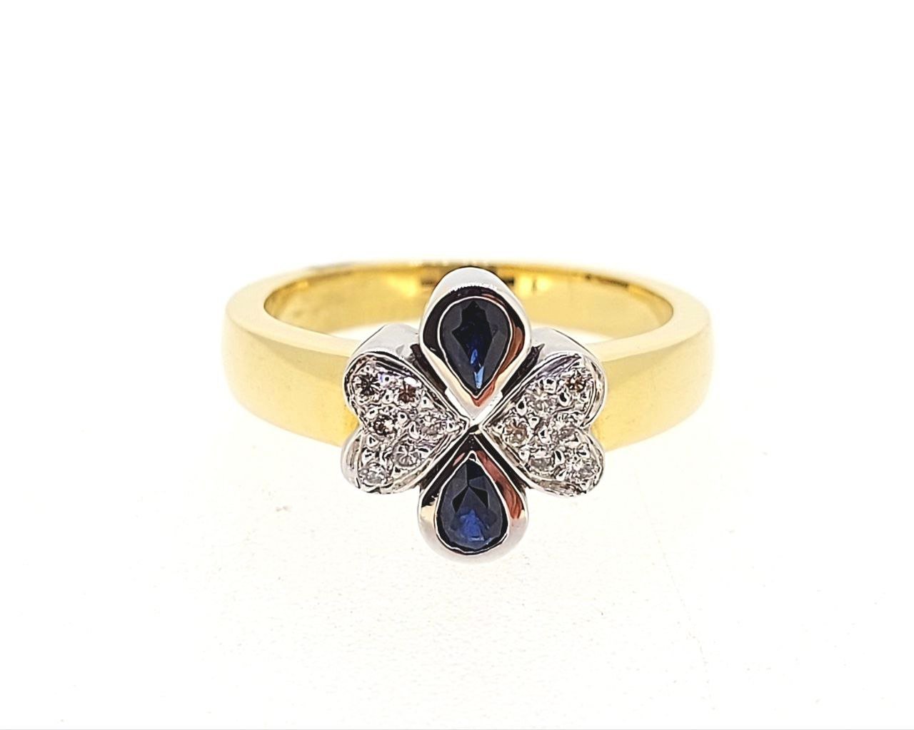 Diamond / Sapphire Ring
