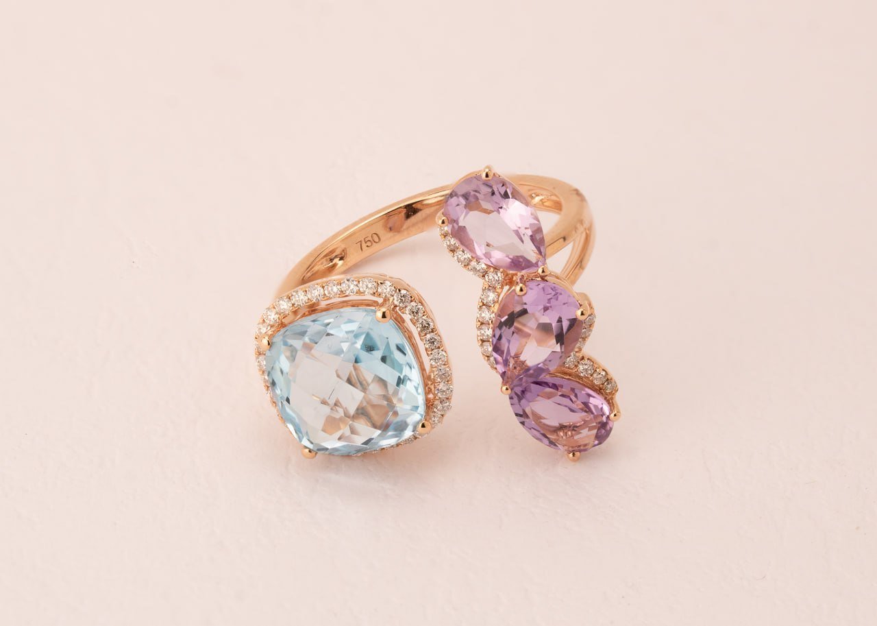 Diamond / Mix Gems Ring