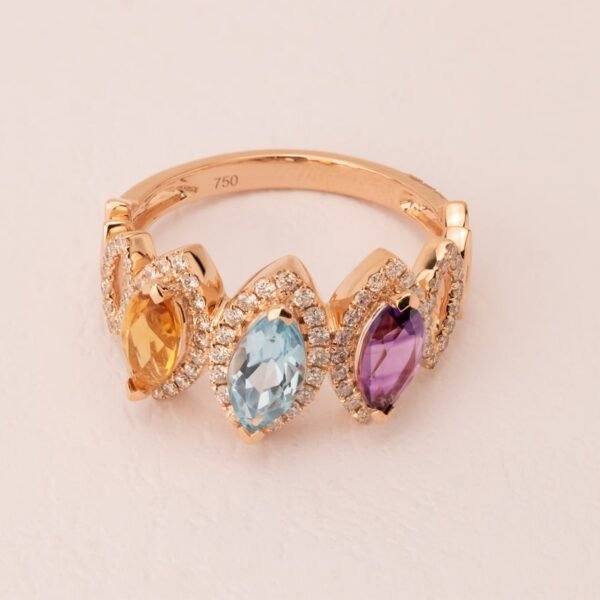 Diamond / Mix Gems Ring