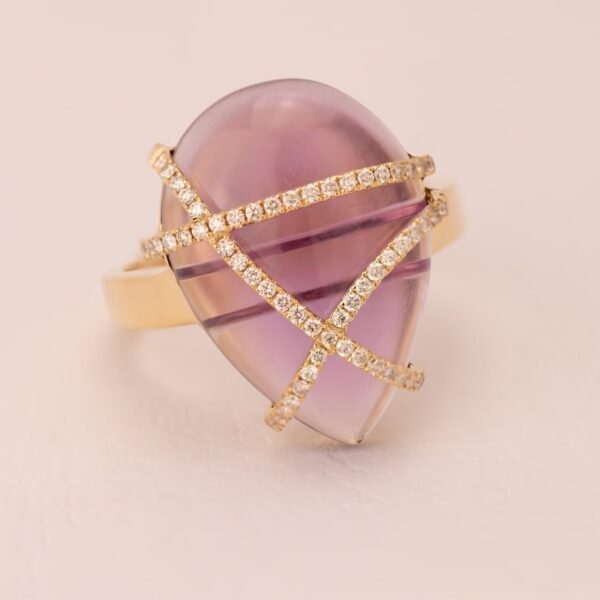 Diamond / Amethyst Ring