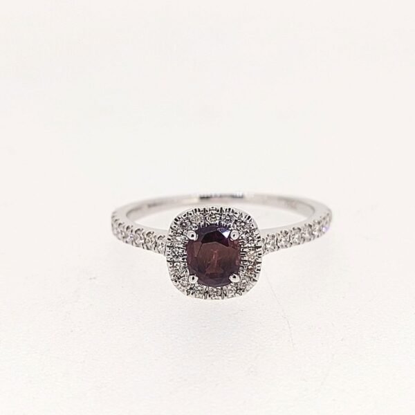 Diamond / Fancy Sapphire Ring