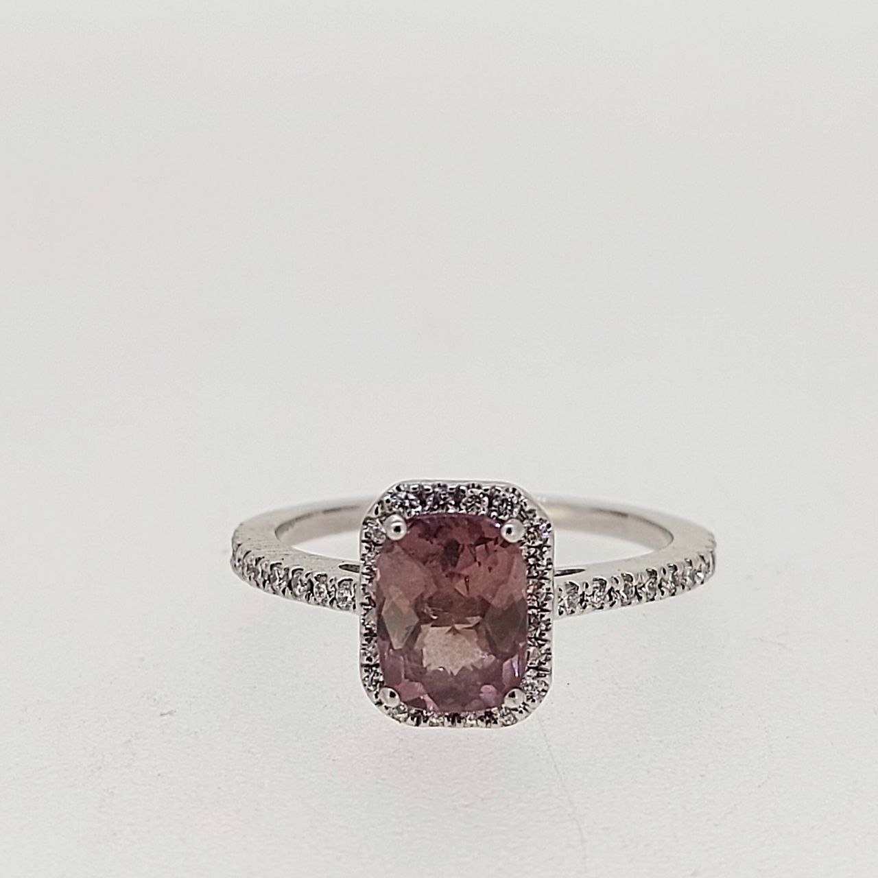 Diamond / Garnet Ring