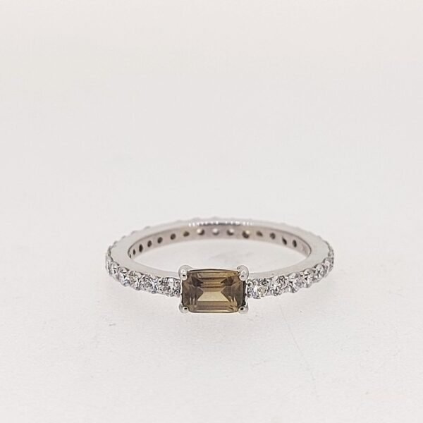 Diamond / Fancy Sapphire Ring