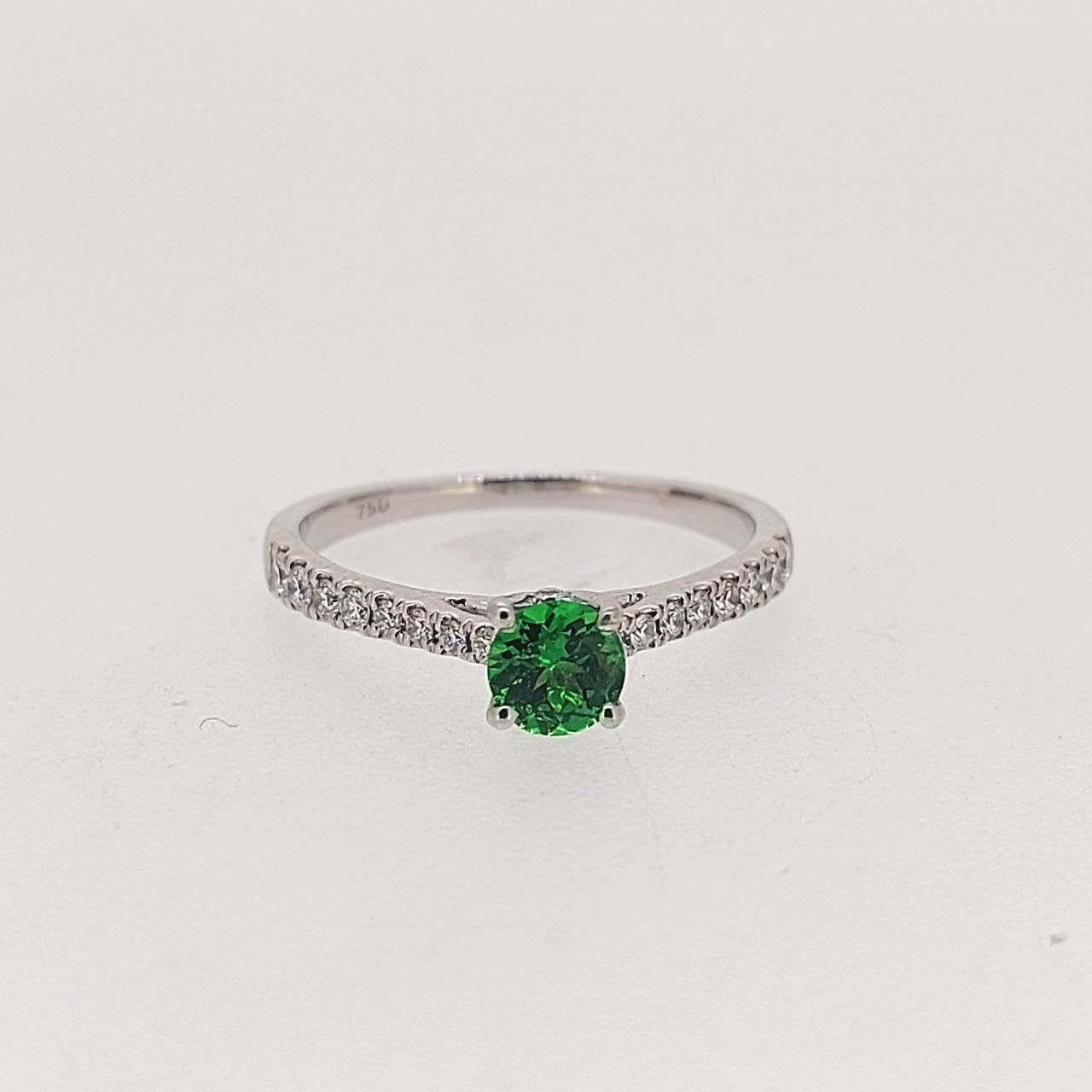 Diamond / Tsavorite Ring