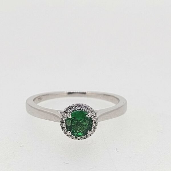 Diamond / Tsavorite Ring