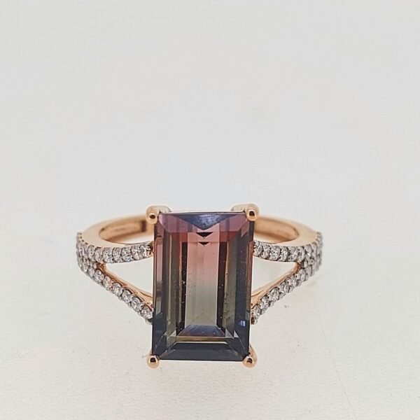 Diamond / Tourmaline Ring