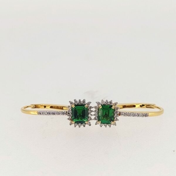 Diamond / Tsavorite Earrings