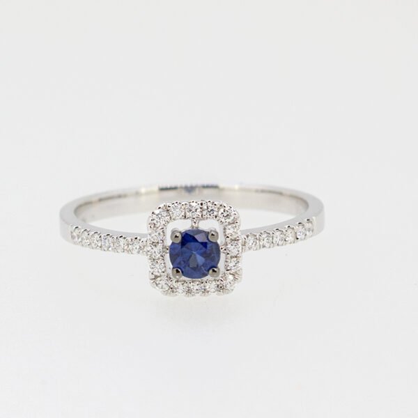 Diamond / Sapphire Ring