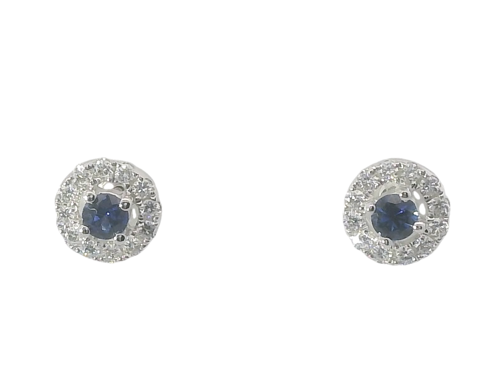 Diamond / Sapphire Earrings