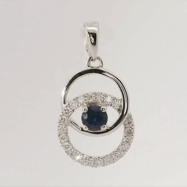 Diamond / Sapphire Pendant