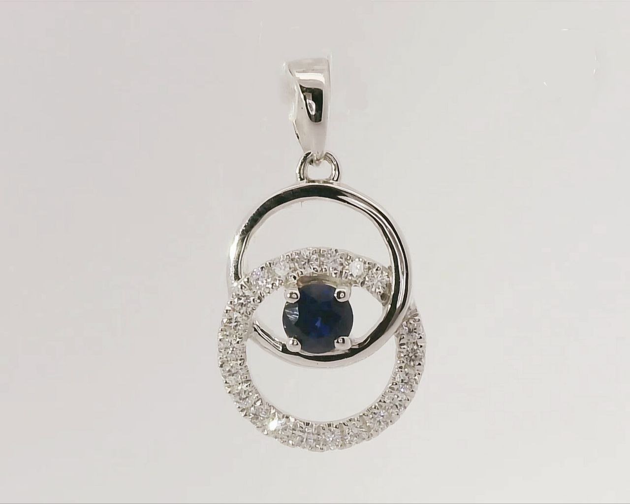 Diamond / Sapphire Pendant