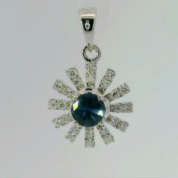 Diamond / Sapphire Pendant