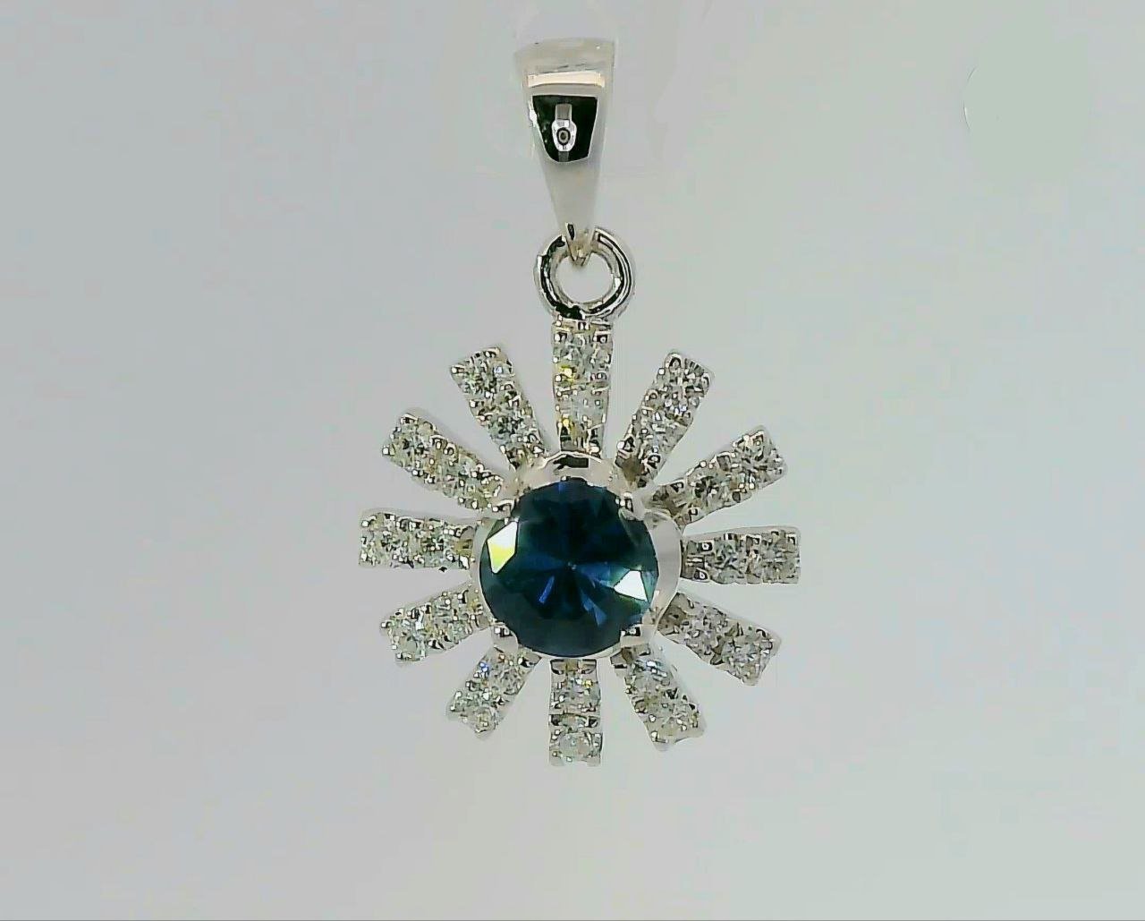 Diamond / Sapphire Pendant