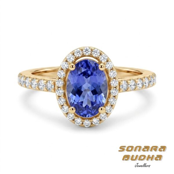 Diamond / Tanzanite Ring