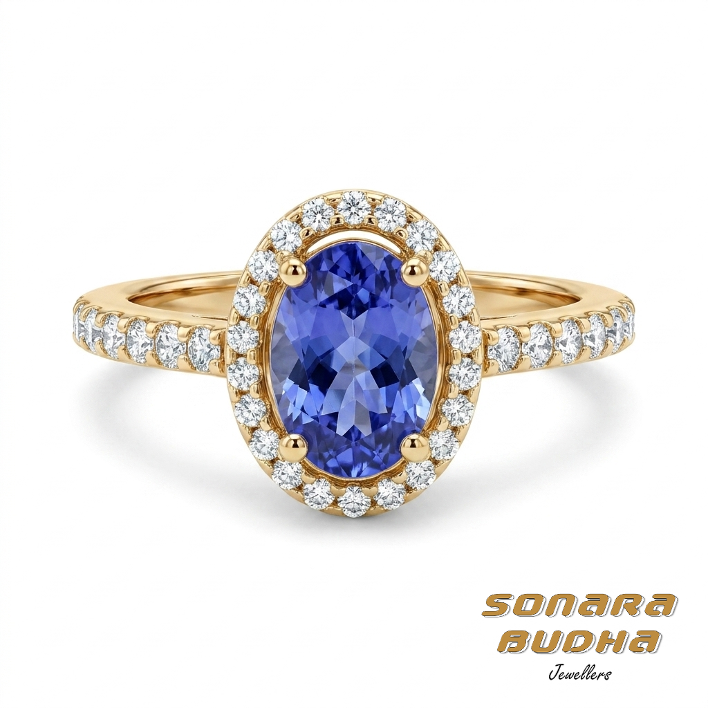 Diamond / Tanzanite Ring